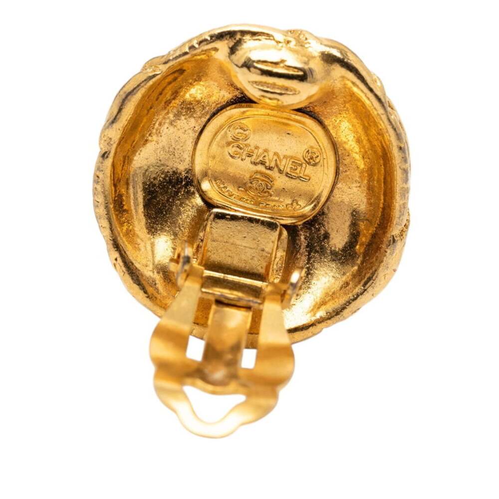 Chanel Cc Logo Clip-On Earrings Metal #249992C57B - Picture 3 of 3